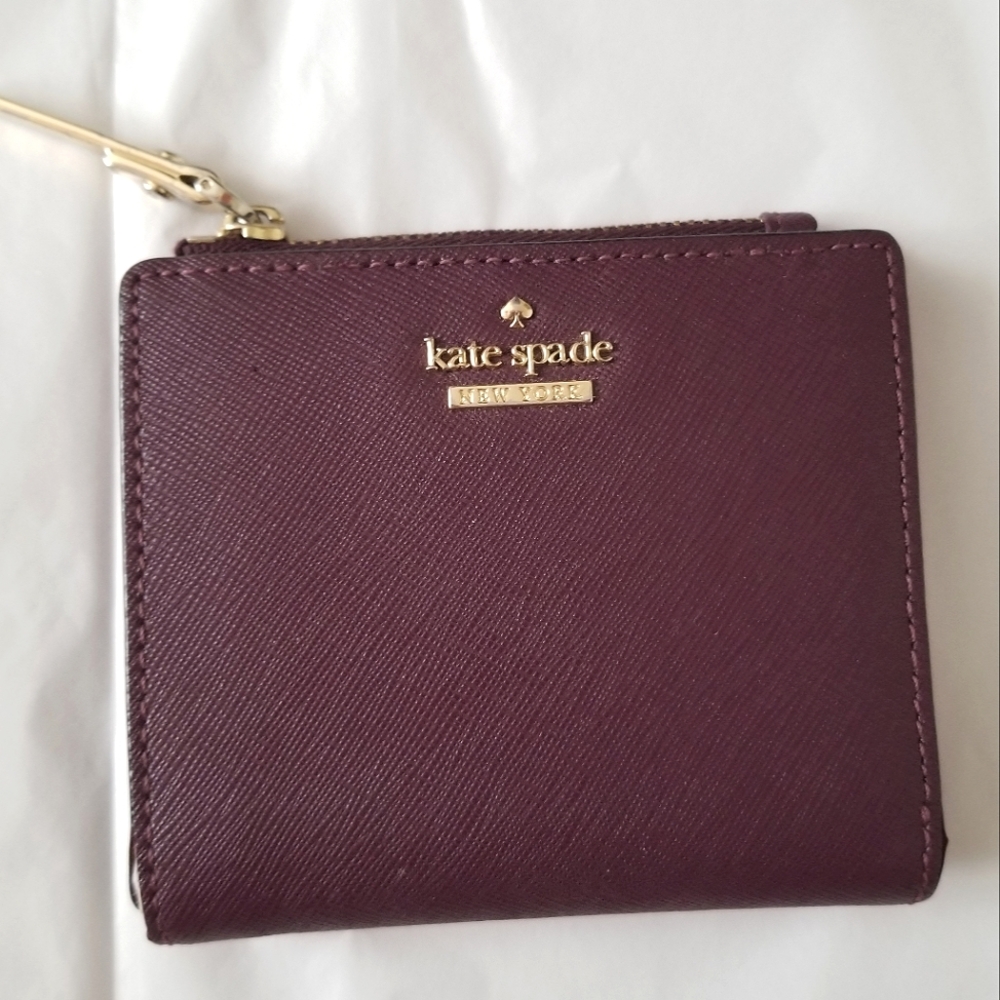 Slight Flaw - Kate Spade Cameron Street Adalyn Wallet - PLUM